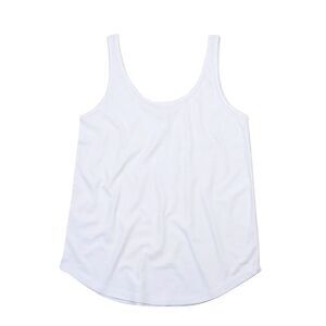 Mantis Womens/Ladies Loose Fit Sleeveless Vest Top / White